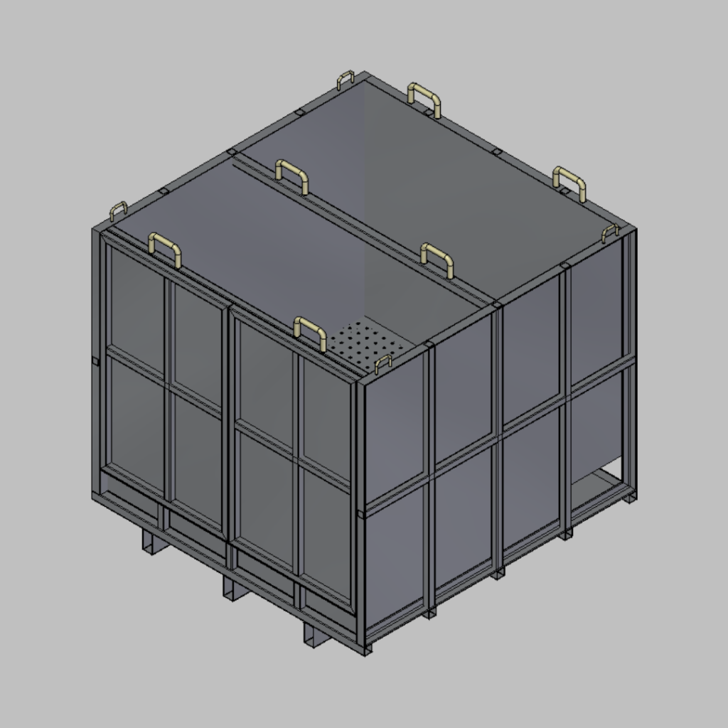 fabrication 3d model for sheet metal & welding operations