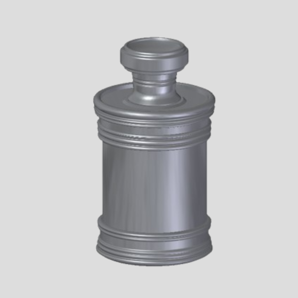 perfume bottle 3d model design for manufacturing